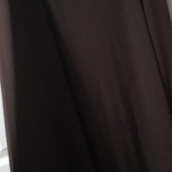 Brown Polyester Long Brown Skirt - Picture 2 of 3